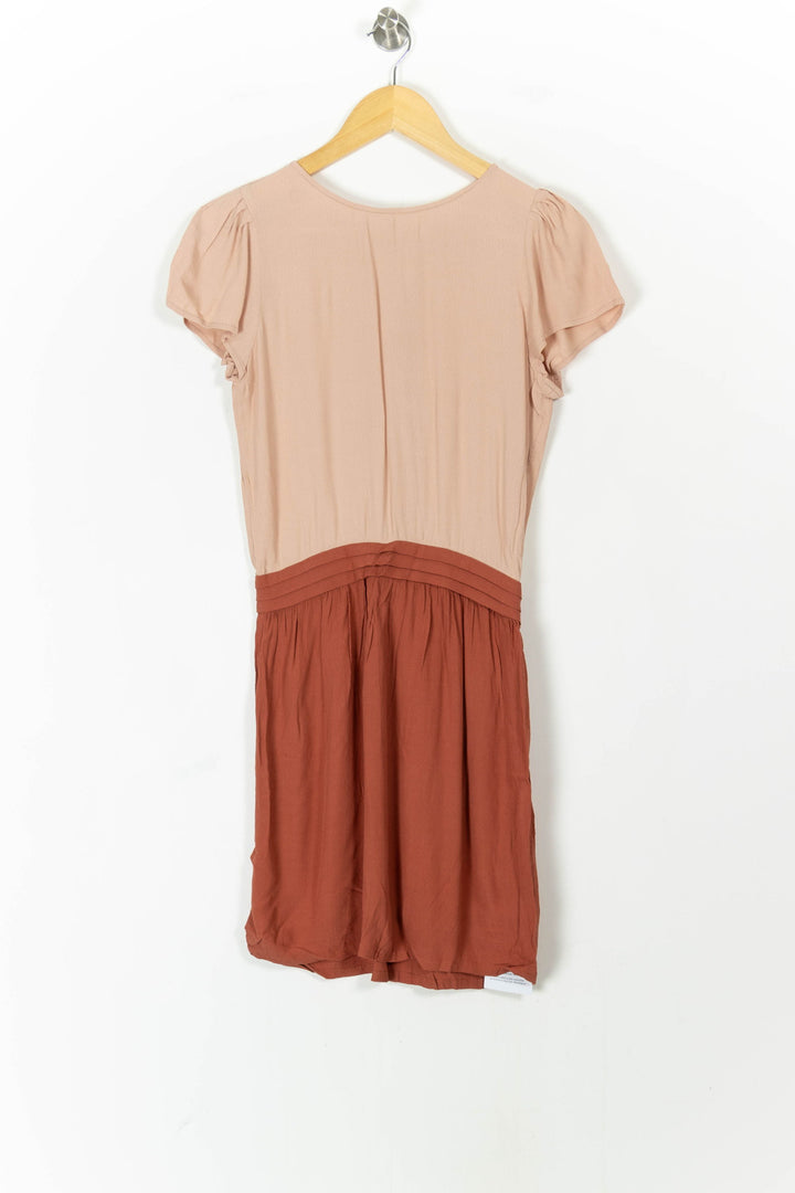 Robe Courte Rose et Marron - Taille S/36 de la marque Sessùn | PARAD105944 - Vendu par Paradigme - Image 2
