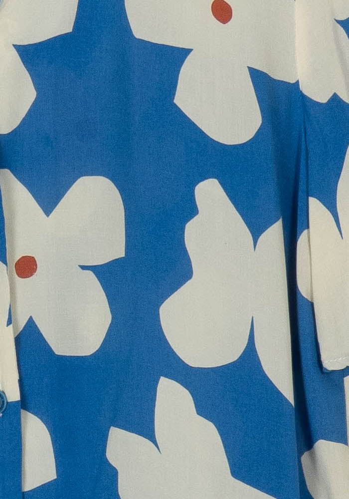 Blouse Bleue et Beige - Taille XS/34 de la marque Thinking Mu | PARAD105946 - Vendu par Paradigme - Image 3