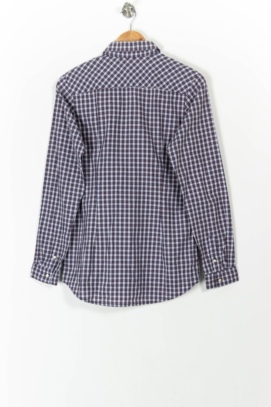 Chemise à Carreaux Bleue et Blanche - Taille L/40 de la marque Paul & Joe Sister | PARAD105948 - Vendu par Paradigme - Image 4
