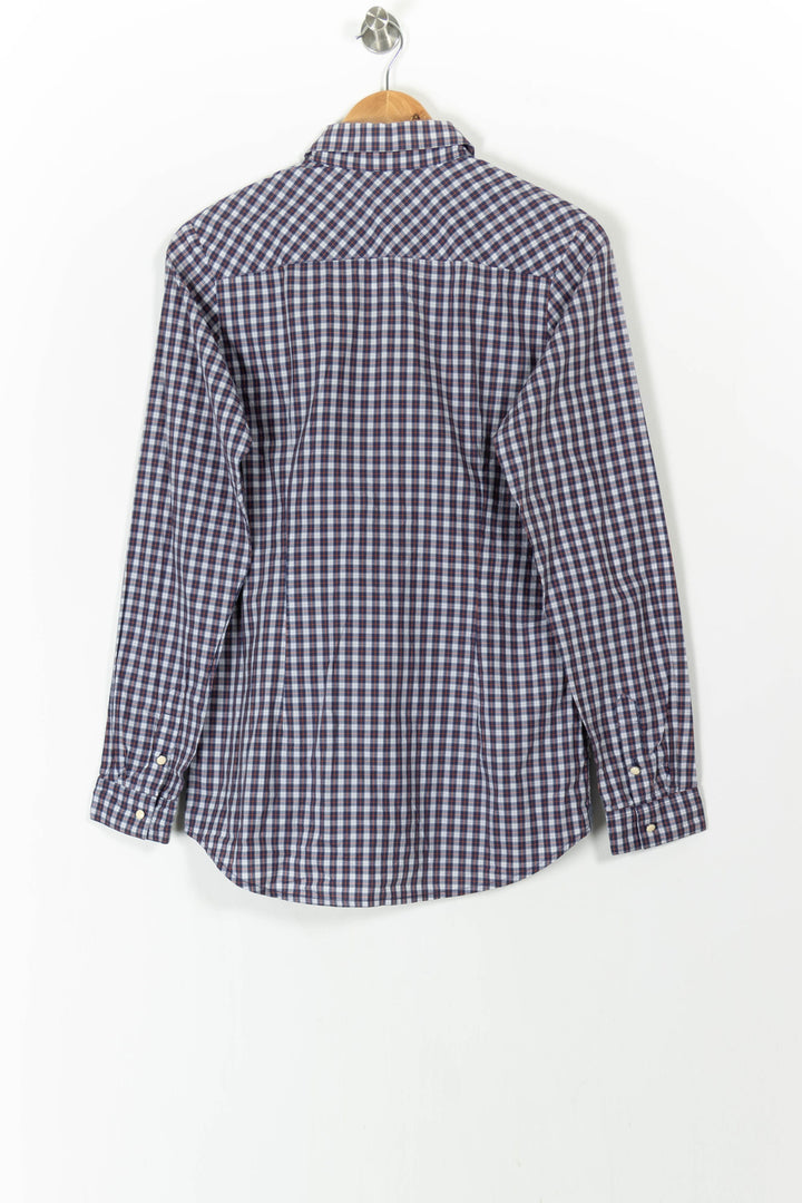 Chemise à Carreaux Bleue et Blanche - Taille L/40 de la marque Paul & Joe Sister | PARAD105948 - Vendu par Paradigme - Image 4