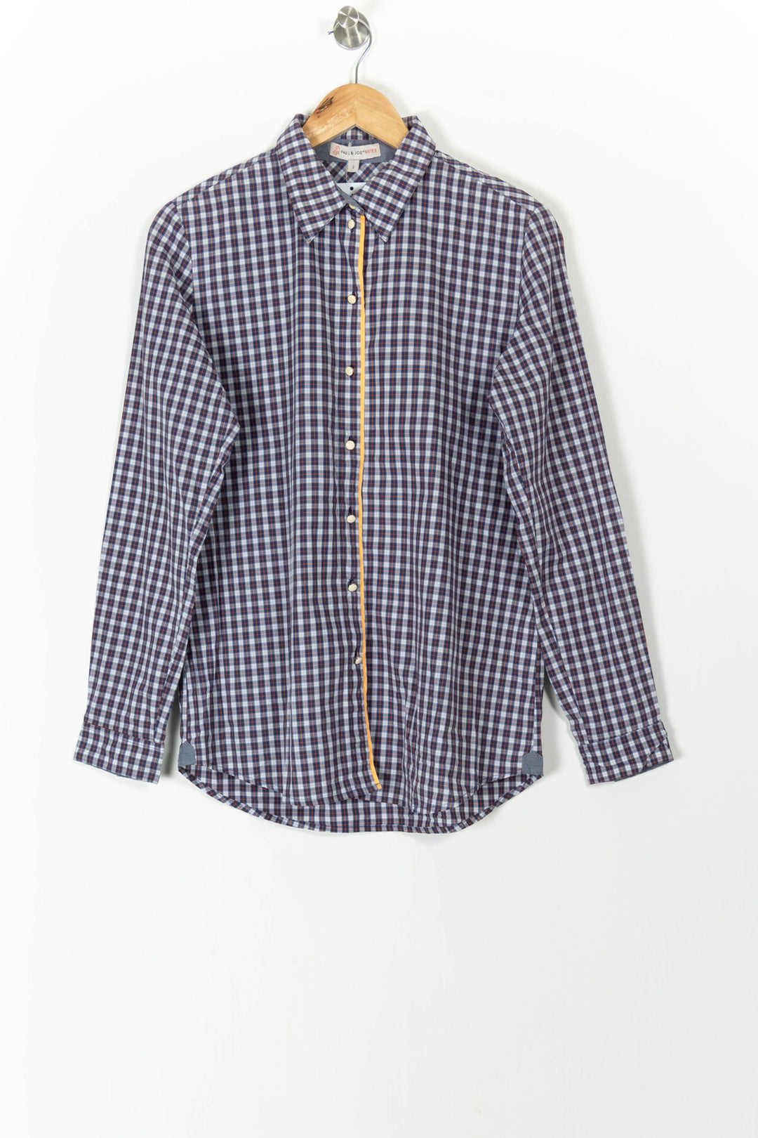 Chemise à Carreaux Bleue et Blanche - Taille L/40 de la marque Paul & Joe Sister | PARAD105948 - Vendu par Paradigme - Image 2