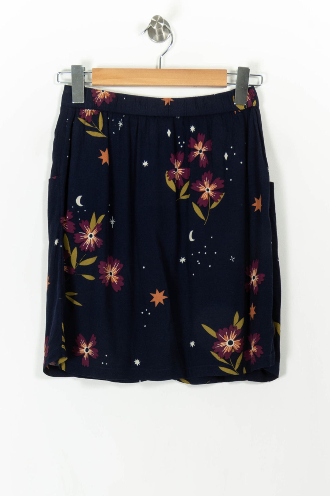 Jupe Fleurie Bleue - Taille S/36 de la marque Des petits hauts | PARAD105950 - Vendu par Paradigme - Image 4