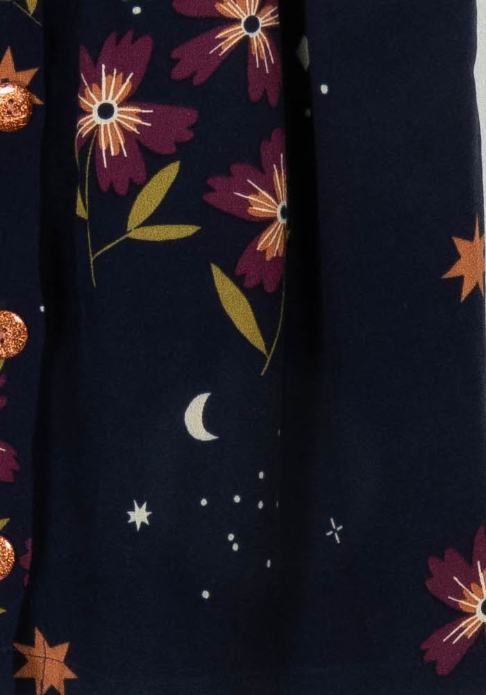 Jupe Fleurie Bleue - Taille S/36 de la marque Des petits hauts | PARAD105950 - Vendu par Paradigme - Image 3