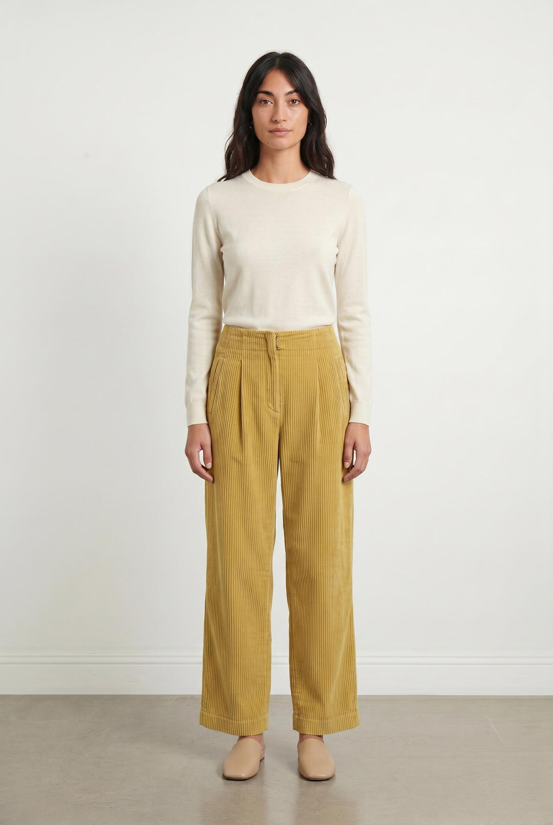 Pantalon Jaune - Taille S/36 de la marque Roseanna | PARAD105953 - Vendu par Paradigme - Image 1