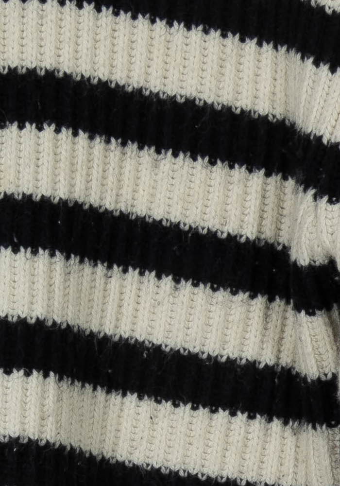 Pull Rayé Beige et Noir - Taille XS/34 de la marque Samsoe Samsoe | PARAD105955 - Vendu par Paradigme - Image 3