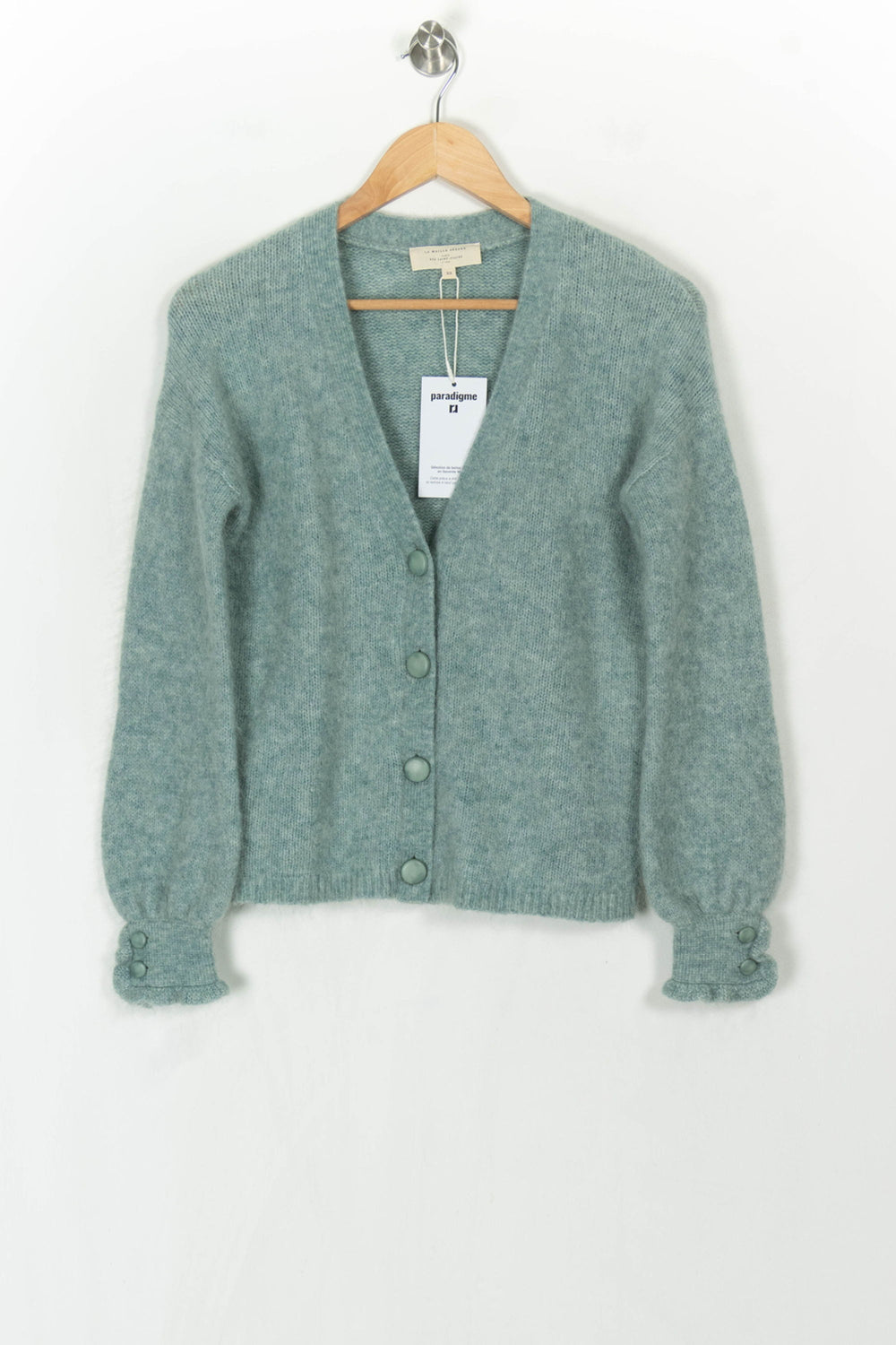 Cardigan Bleu - Taille XS/34 de la marque Sézane | PARAD105956 - Vendu par Paradigme - Image 2
