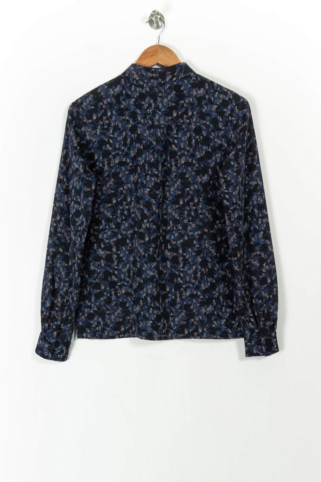 Chemise Bleue et Noire - Taille M/38 de la marque Sessùn | PARAD105960 - Vendu par Paradigme - Image 4