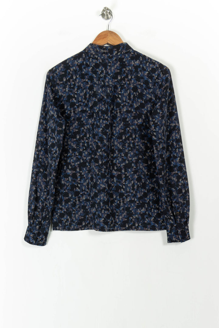 Chemise Bleue et Noire - Taille M/38 de la marque Sessùn | PARAD105960 - Vendu par Paradigme - Image 4