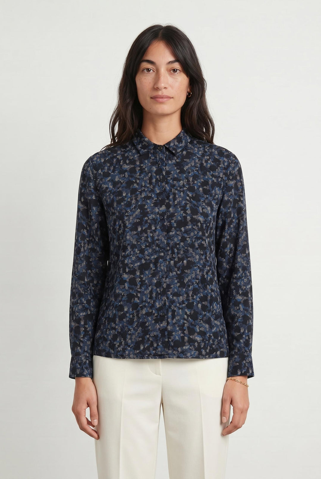 Chemise Bleue et Noire - Taille M/38 de la marque Sessùn | PARAD105960 - Vendu par Paradigme - Image 1