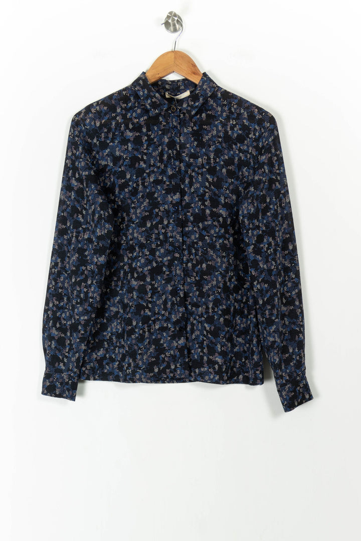 Chemise Bleue et Noire - Taille M/38 de la marque Sessùn | PARAD105960 - Vendu par Paradigme - Image 2