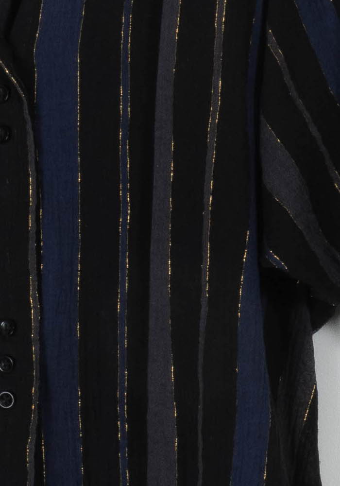 Blouse Bleue et Noire - Taille S/36 de la marque Sessùn | PARAD105963 - Vendu par Paradigme - Image 3
