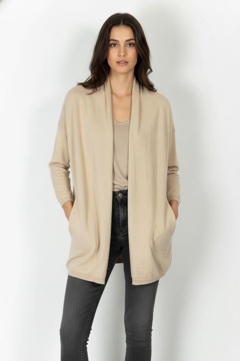 Cardigan Beige - Taille T.U. de la marque Sandro | PARAD105968 - Vendu par Paradigme - Image 1