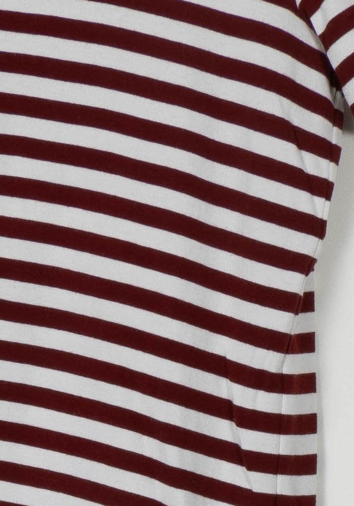 Marinière Bordeaux et Blanche - Taille XS/34 de la marque Des petits hauts | PARAD105974 - Vendu par Paradigme - Image 3