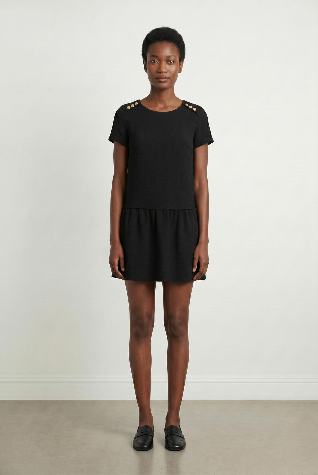 Robe Courte Noire - Taille S/36 de la marque Sézane | PARAD105976 - Vendu par Paradigme - Image 1