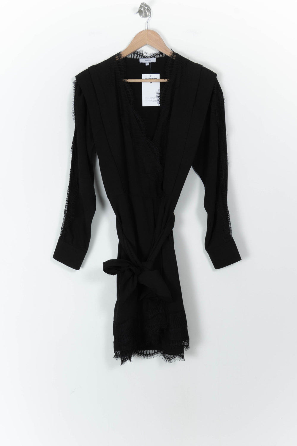 Robe Courte Noire - Taille M/38 de la marque Suncoo | PARAD105978 - Vendu par Paradigme - Image 2