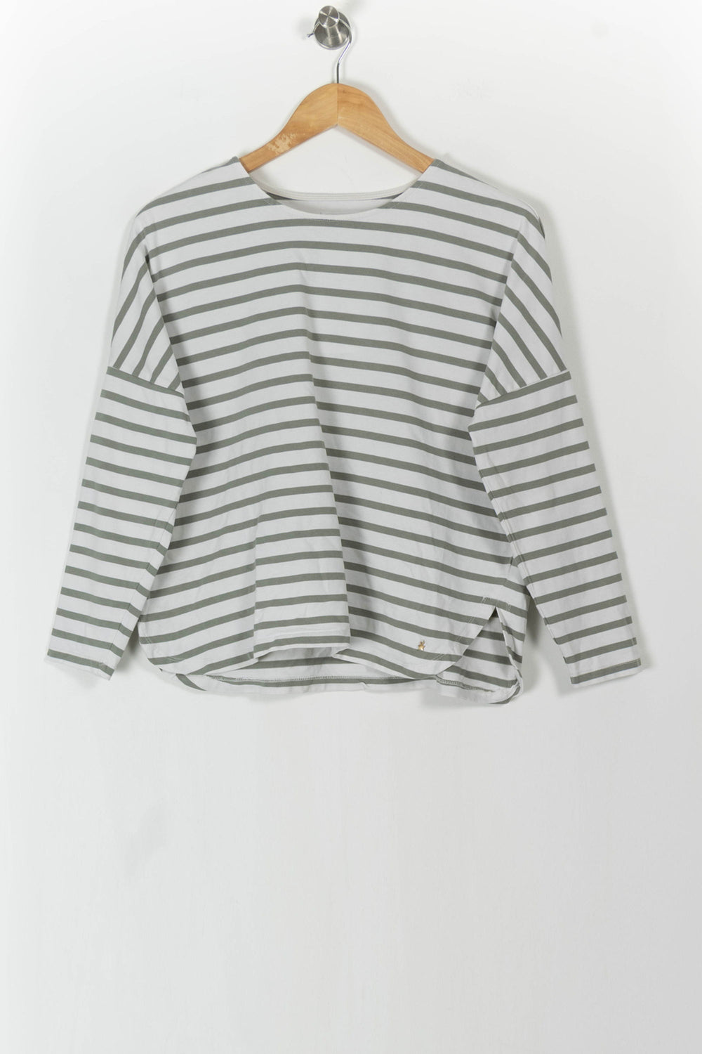 Marinière Blanche et Grise - Taille XS/34 de la marque Des petits hauts | PARAD105980 - Vendu par Paradigme - Image 2