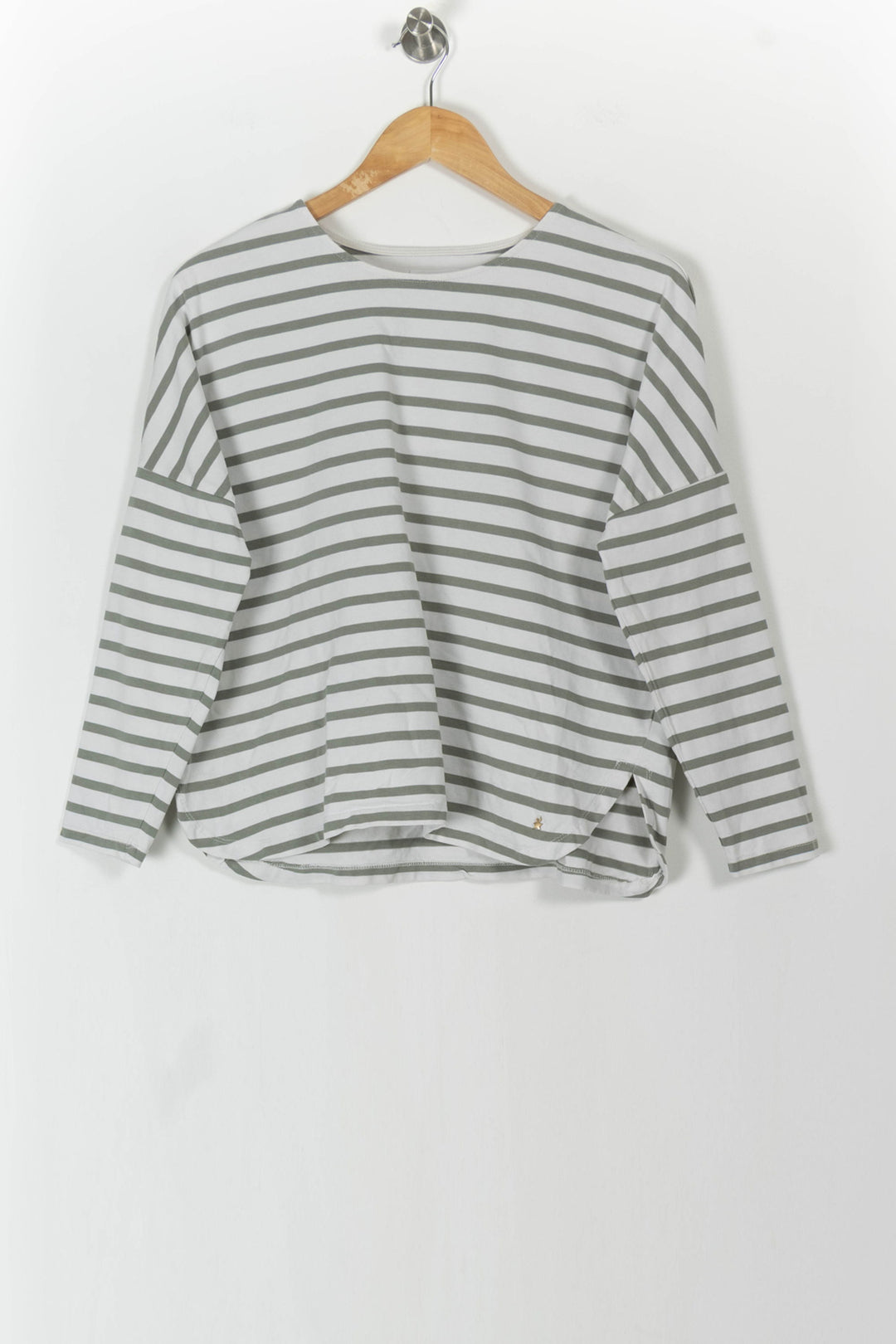 Marinière Blanche et Grise - Taille XS/34 de la marque Des petits hauts | PARAD105980 - Vendu par Paradigme - Image 2