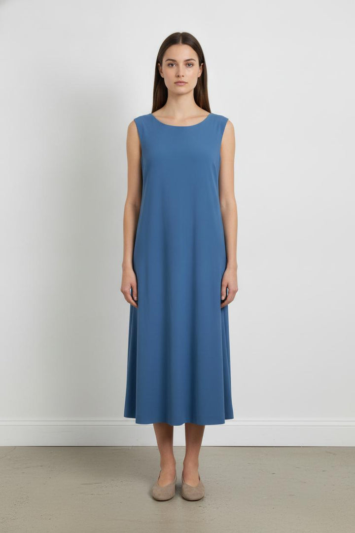 Robe Sans Manches Bleue - Taille XXXL/46 de la marque Indies | PARAD105981 - Vendu par Paradigme - Image 1