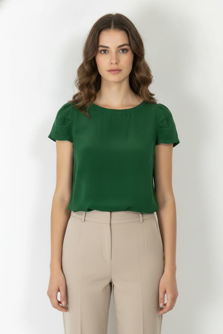 Blouse Verte - Taille S/36 de la marque Maje | PARAD105983 - Vendu par Paradigme - Image 1