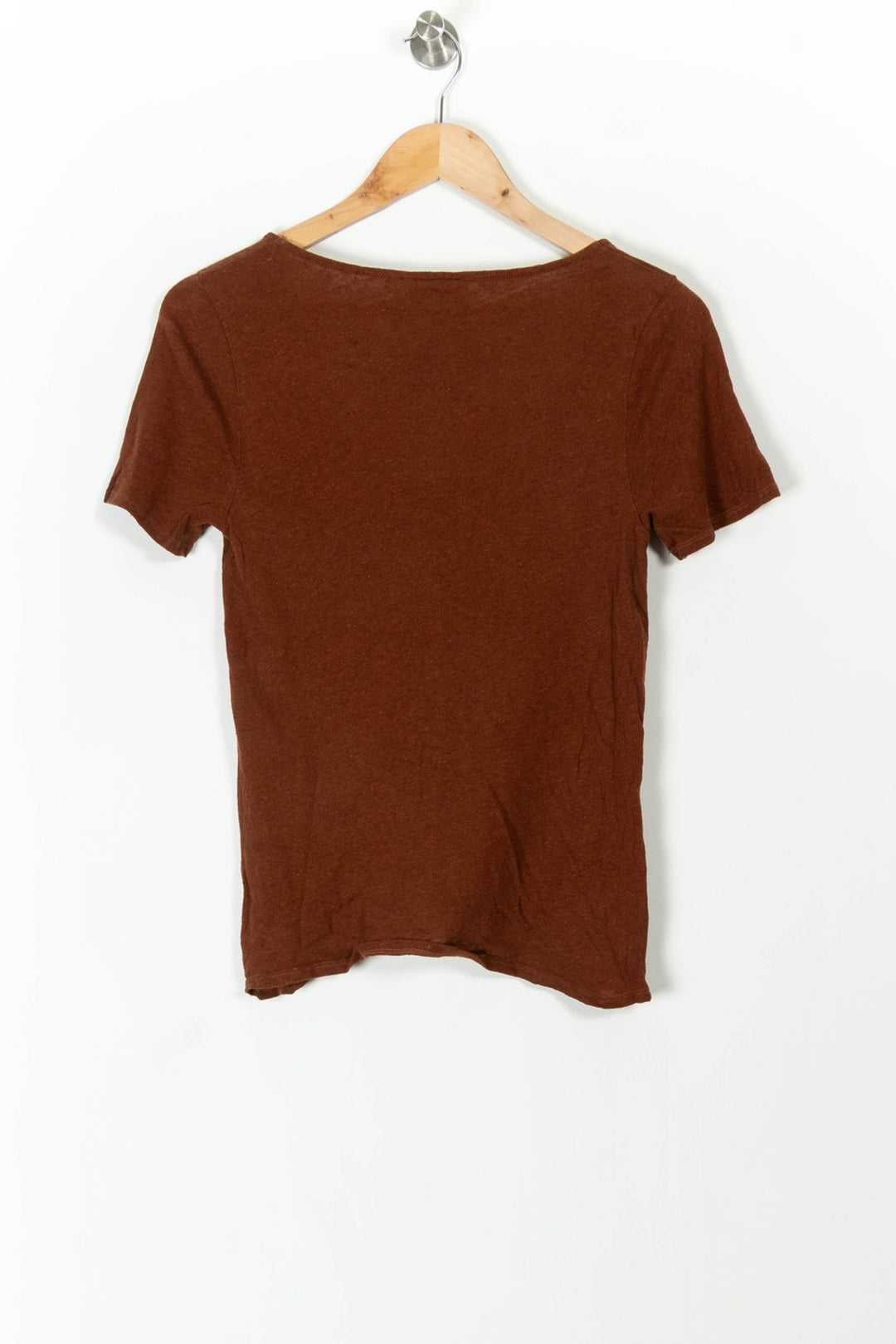 Tee-shirt Marron - Taille XS/34 de la marque Sézane | PARAD105991 - Vendu par Paradigme - Image 4