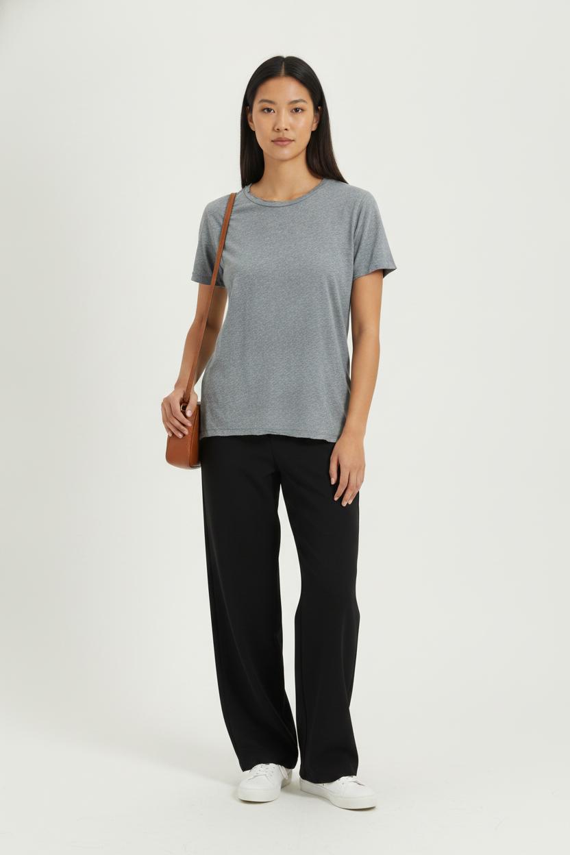 Tee-shirt Gris - Taille S/36 de la marque Sézane | PARAD105992 - Vendu par Paradigme - Image 1