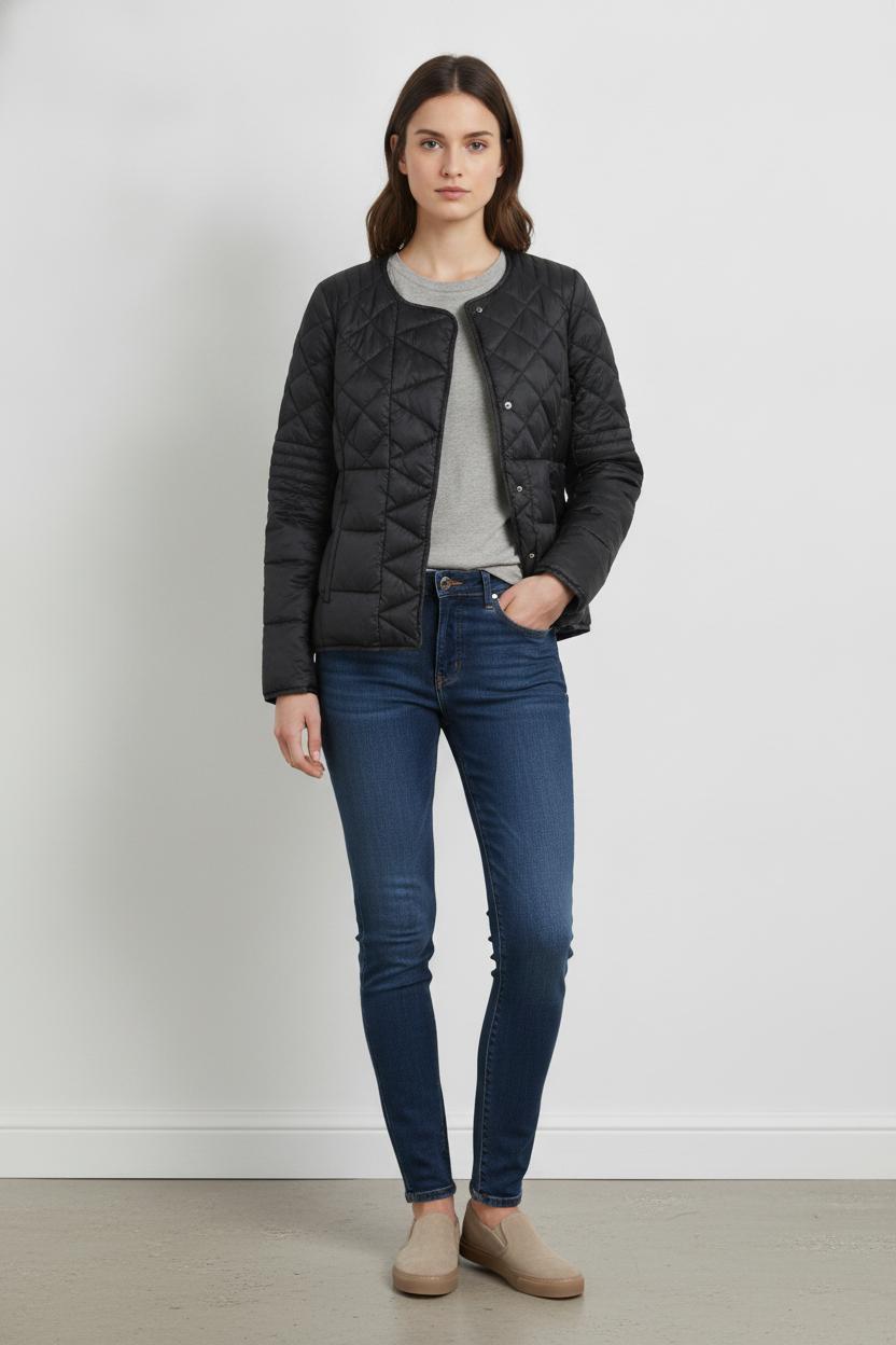 Doudoune Noire - Taille M/38 de la marque Comptoir des Cotonniers | PARAD105997 - Vendu par Paradigme - Image 1