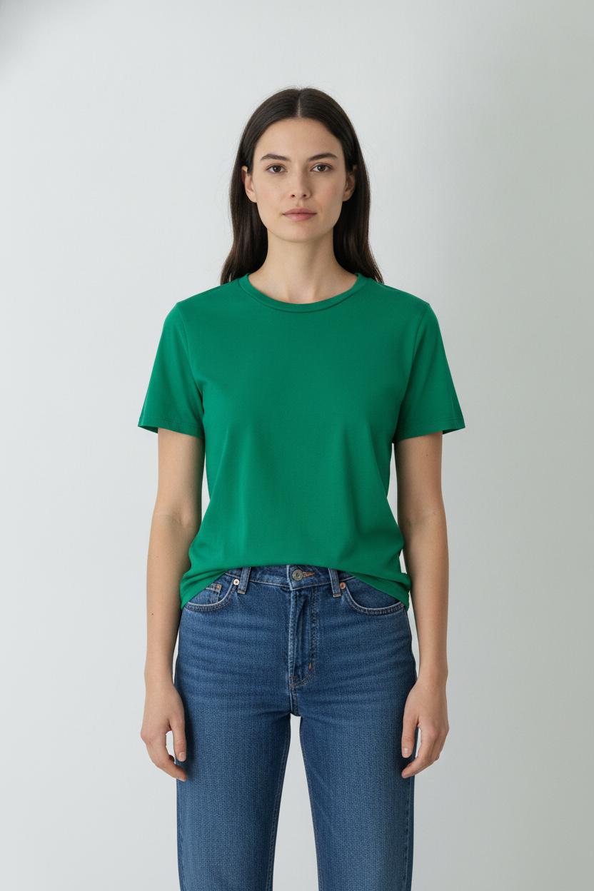 Tee-shirt Vert - Taille S/36 de la marque Sézane | PARAD106001 - Vendu par Paradigme - Image 1
