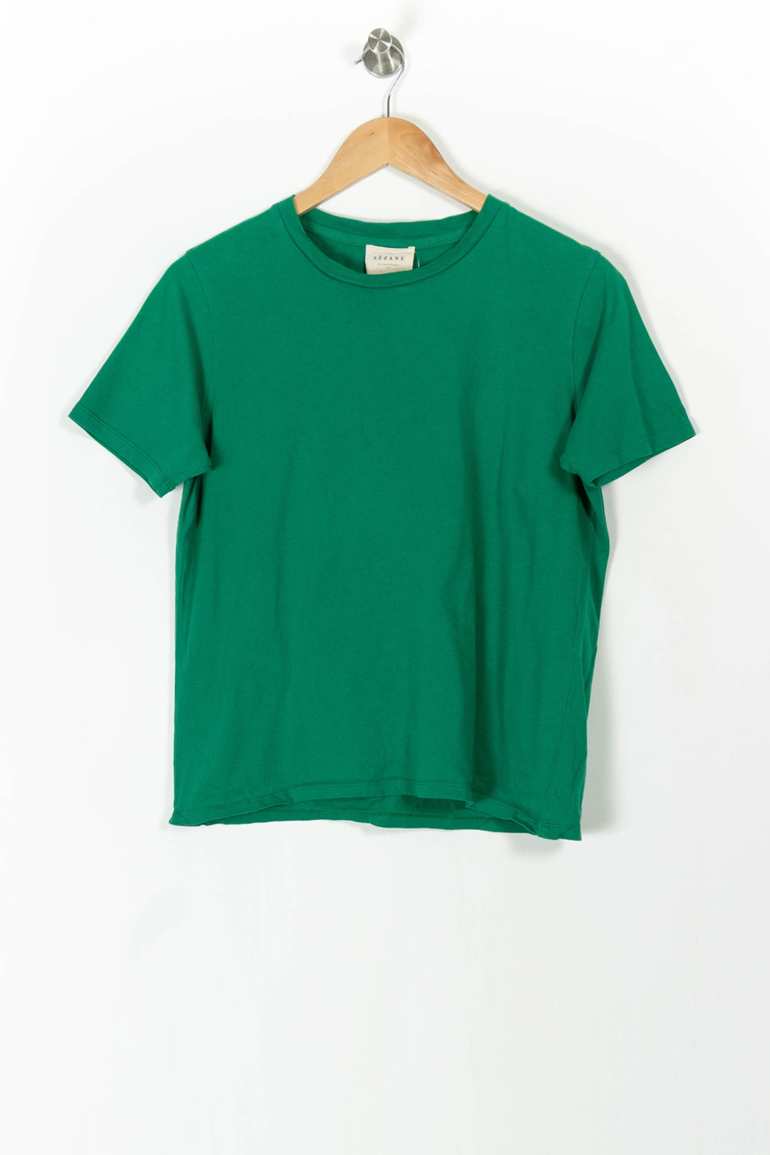 Tee-shirt Vert - Taille S/36 de la marque Sézane | PARAD106001 - Vendu par Paradigme - Image 2
