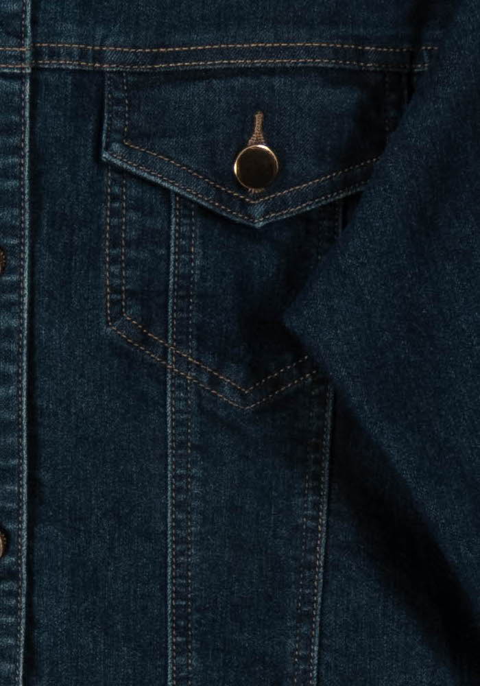 Veste en Jean Bleue - Taille S/36 de la marque Maison 123 | PARAD106002 - Vendu par Paradigme - Image 3