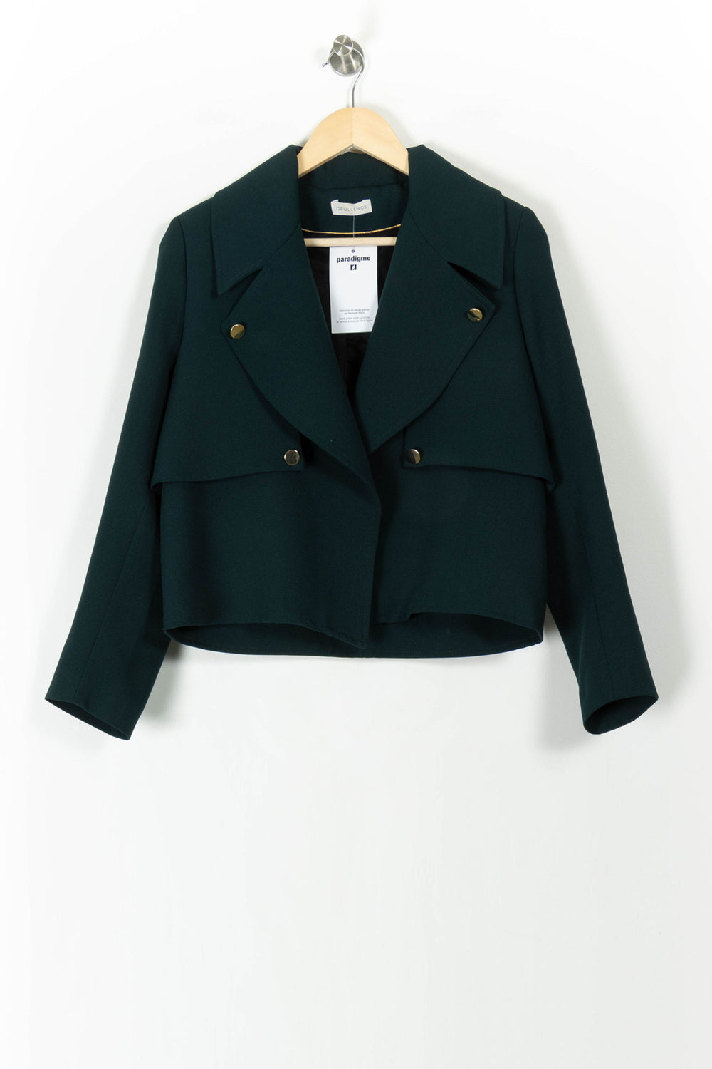 Veste Verte - Taille S/36 de la marque Opullence | PARAD106004 - Vendu par Paradigme - Image 2
