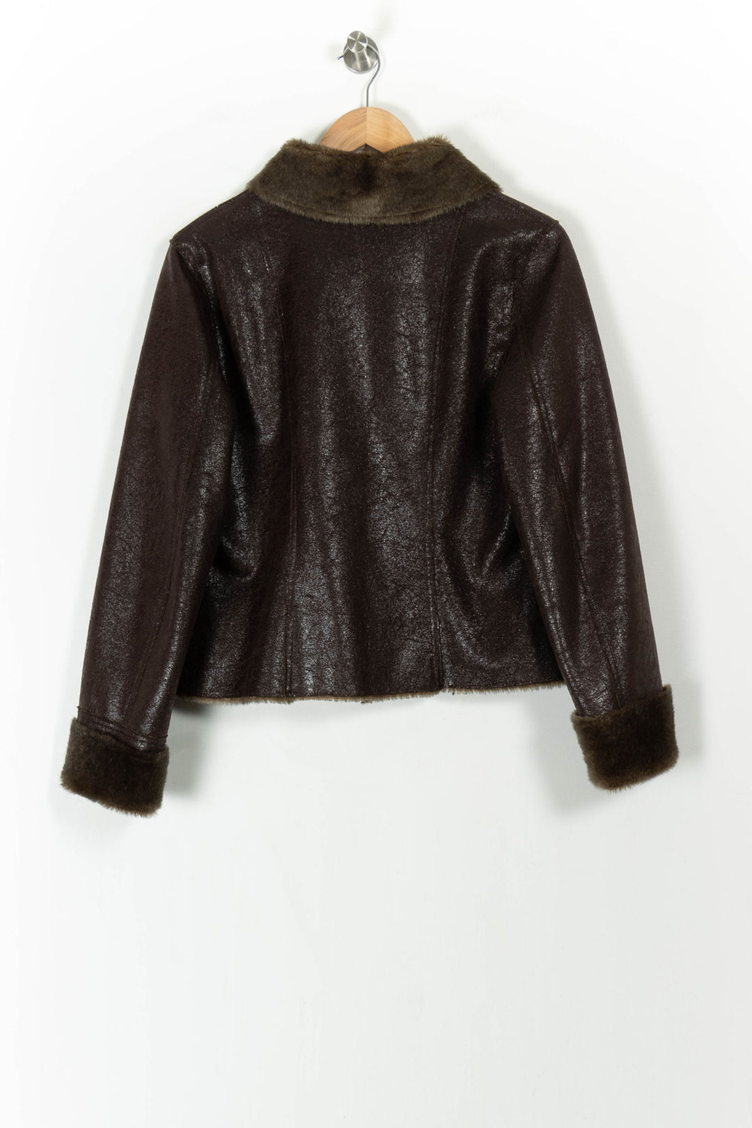 Blouson Marron - Taille M/38 de la marque Indies | PARAD106007 - Vendu par Paradigme - Image 4