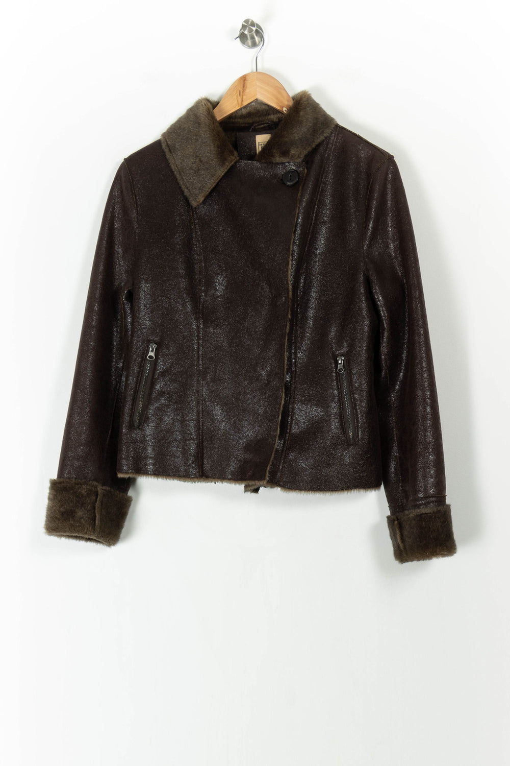 Blouson Marron - Taille M/38 de la marque Indies | PARAD106007 - Vendu par Paradigme - Image 2