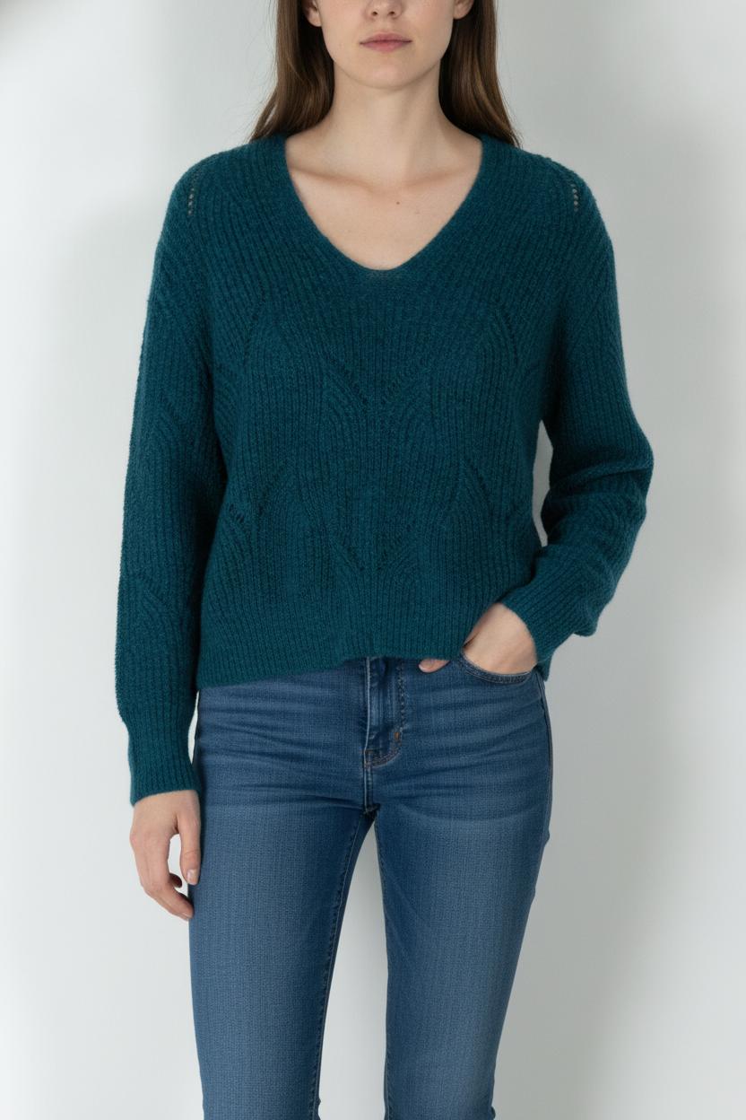 Pull Bleu - Taille S/36 de la marque Kookai | PARAD106008 - Vendu par Paradigme - Image 1