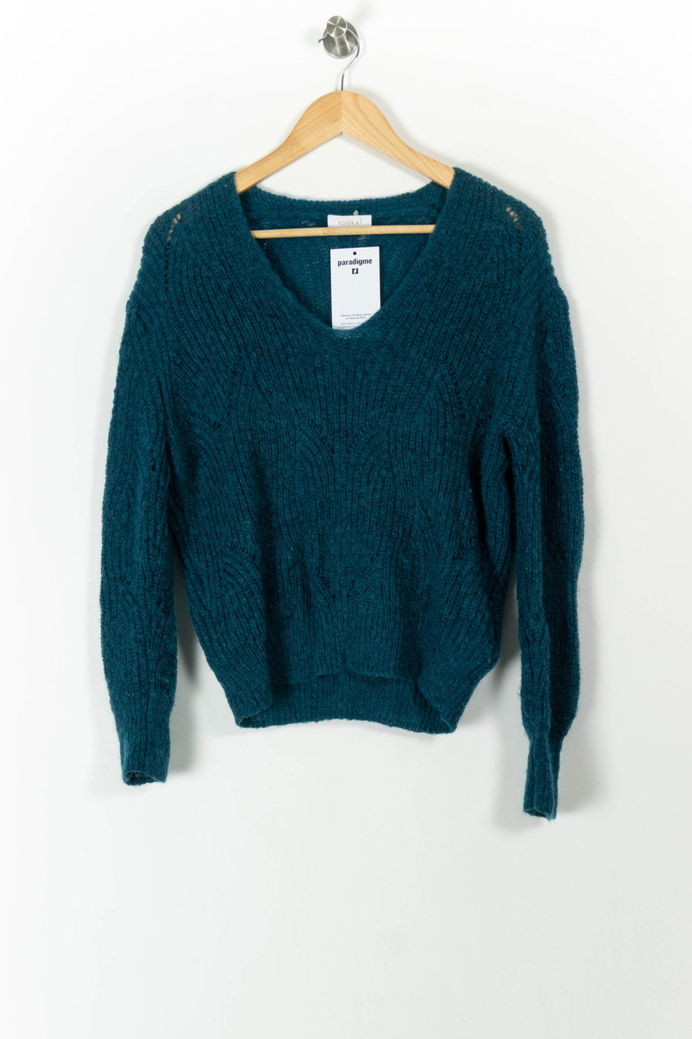 Pull Bleu - Taille S/36 de la marque Kookai | PARAD106008 - Vendu par Paradigme - Image 2