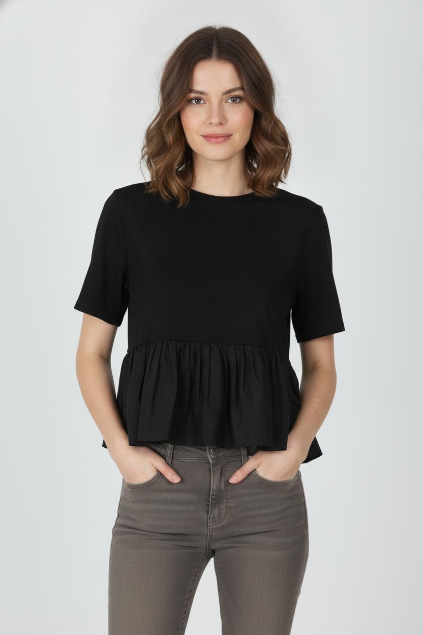Blouse Noire - Taille XL/42 de la marque Rosaé Paris | PARAD106010 - Vendu par Paradigme - Image 1