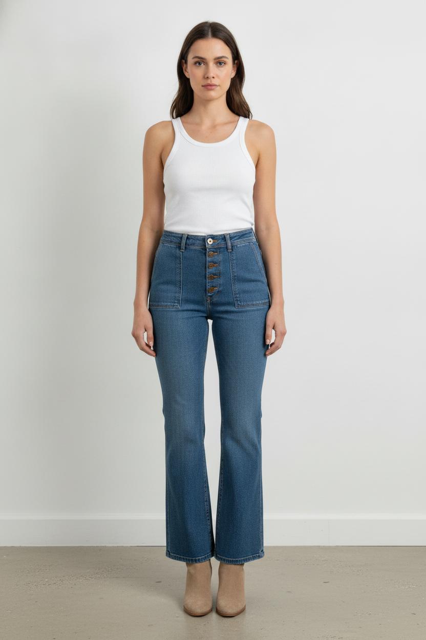 Jean Bleu - Taille XL/42 de la marque Sézane | PARAD106017 - Vendu par Paradigme - Image 1