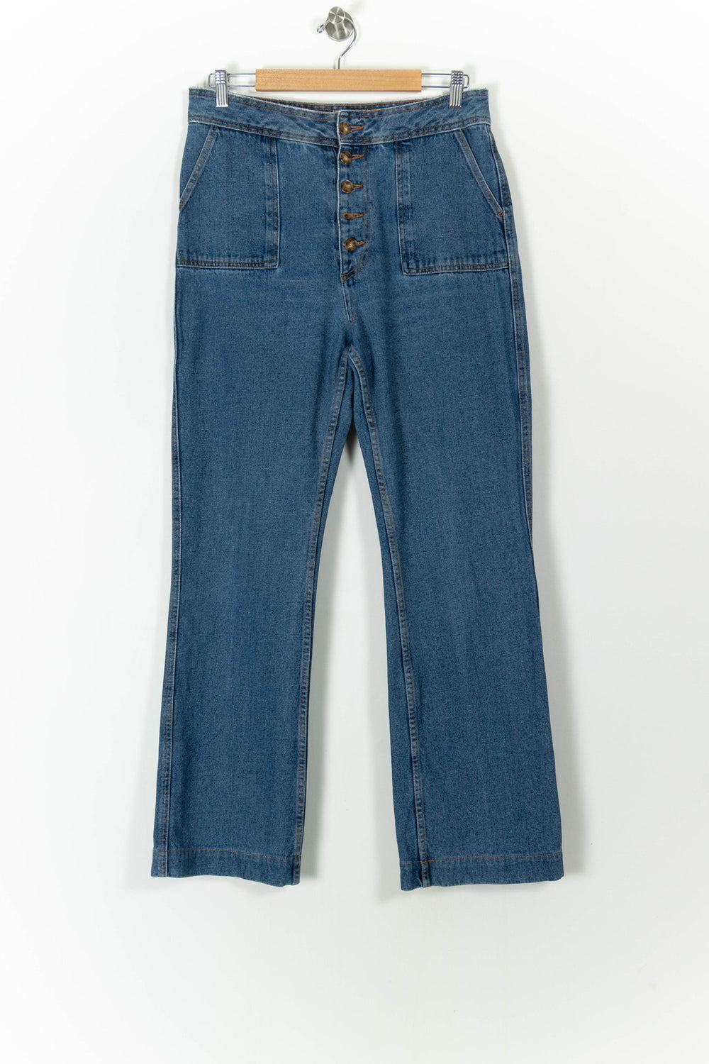 Jean Bleu - Taille XL/42 de la marque Sézane | PARAD106017 - Vendu par Paradigme - Image 2