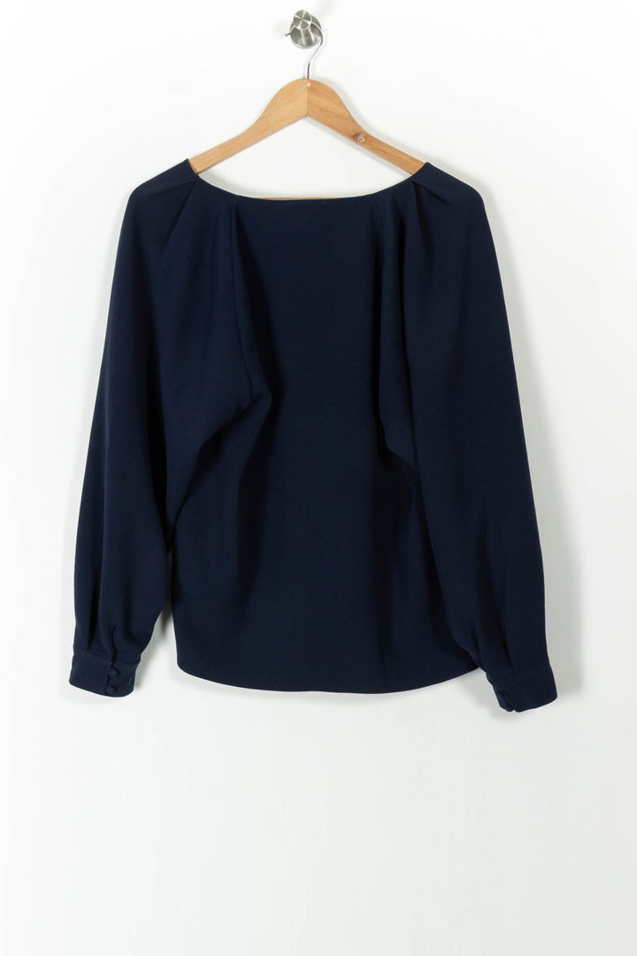 Blouse Bleue - Taille XL/42 de la marque Sézane | PARAD106018 - Vendu par Paradigme - Image 4