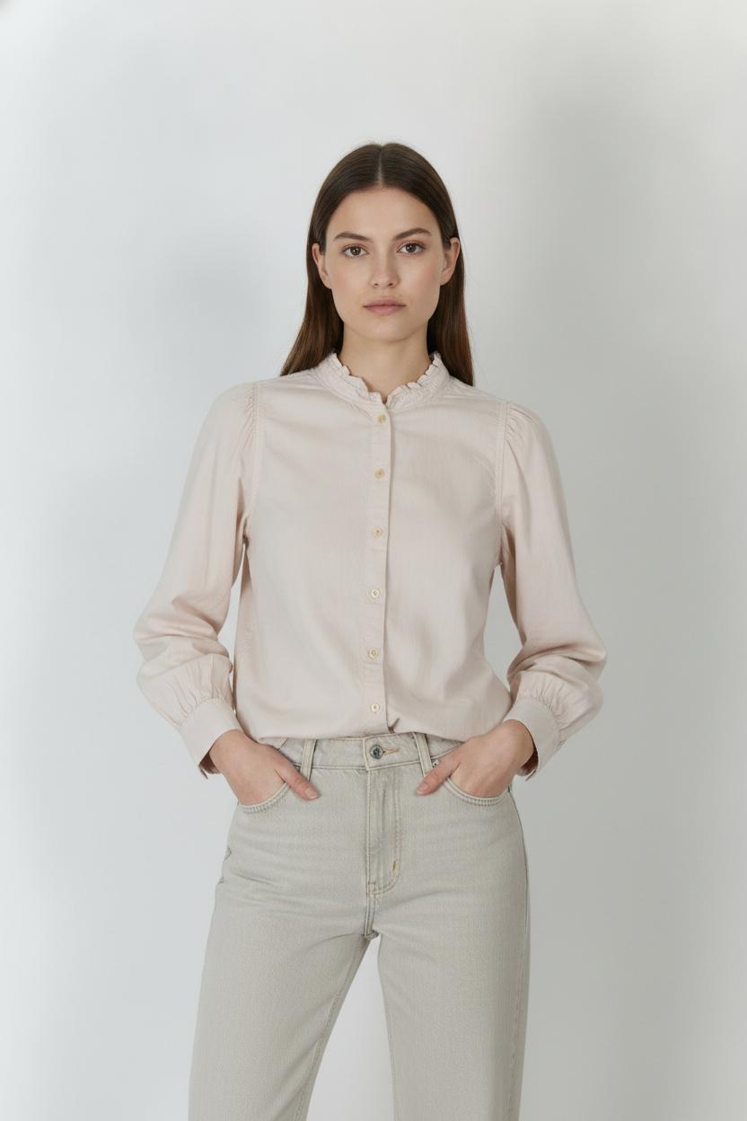 Blouse Rose - Taille XL/42 de la marque Caroll | PARAD106019 - Vendu par Paradigme - Image 1