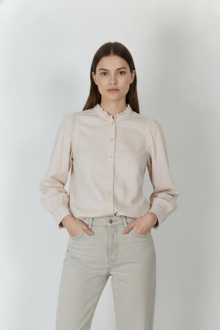 Blouse Rose - Taille XL/42 de la marque Caroll | PARAD106019 - Vendu par Paradigme - Image 1