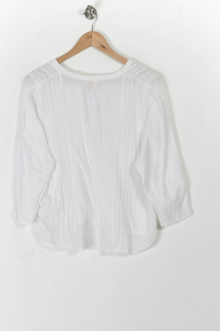 Blouse Blanche - Taille XS/34 de la marque Des petits hauts | PARAD106020 - Vendu par Paradigme - Image 4