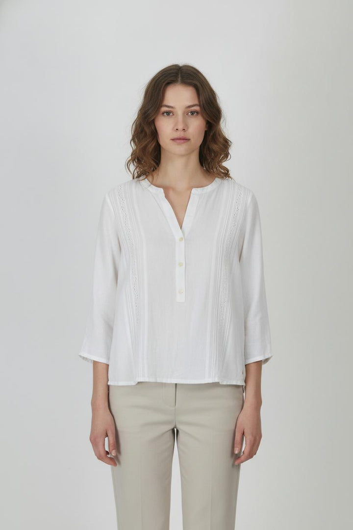 Blouse Blanche - Taille XS/34 de la marque Des petits hauts | PARAD106020 - Vendu par Paradigme - Image 1