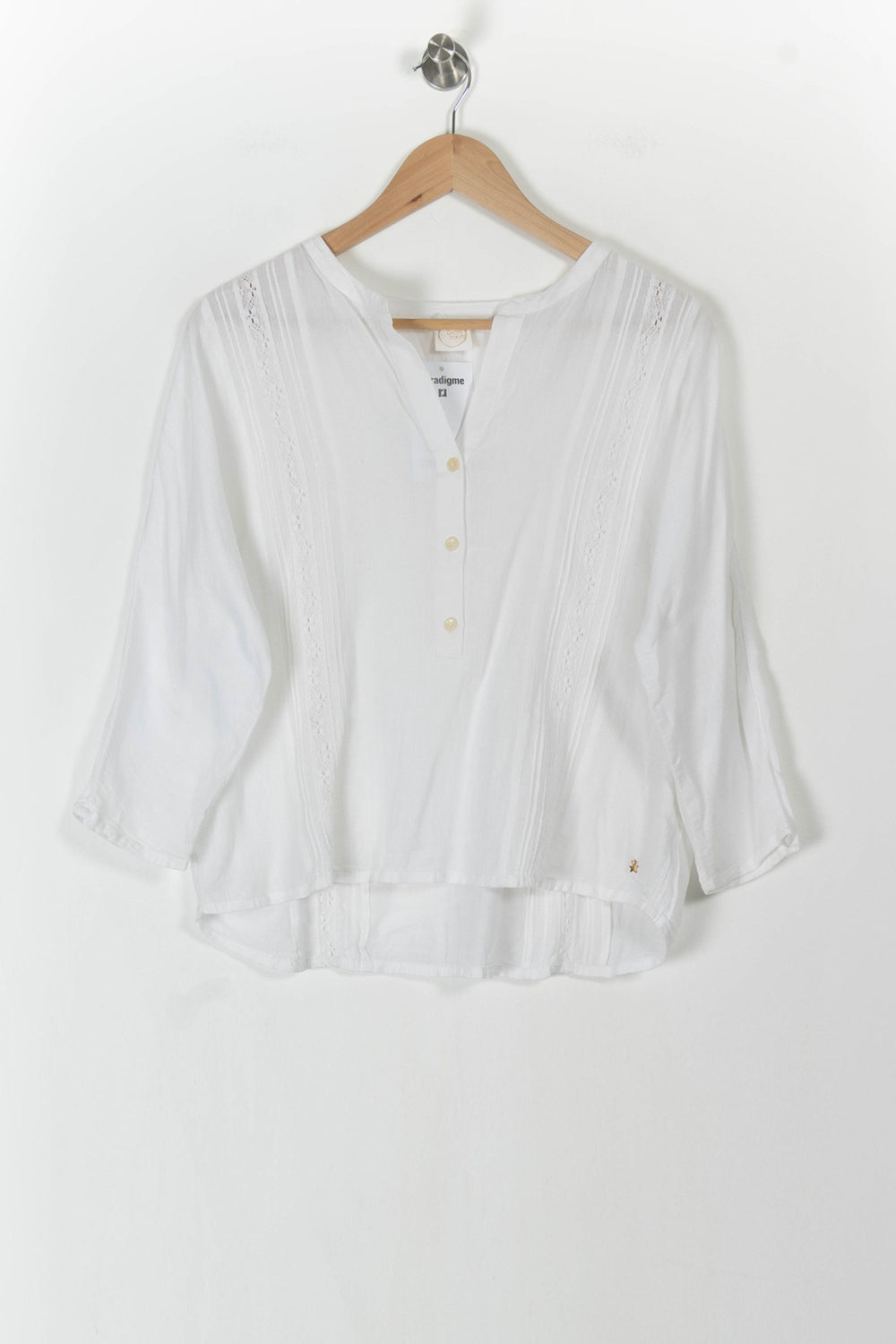 Blouse Blanche - Taille XS/34 de la marque Des petits hauts | PARAD106020 - Vendu par Paradigme - Image 2