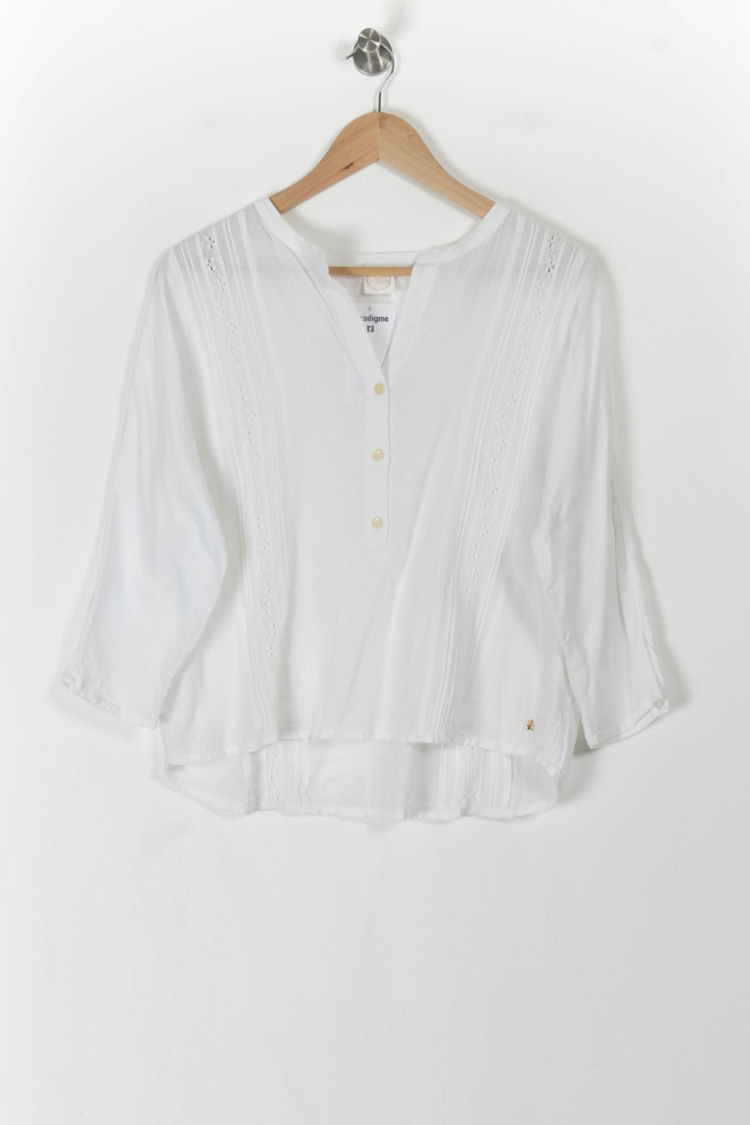 Blouse Blanche - Taille XS/34 de la marque Des petits hauts | PARAD106020 - Vendu par Paradigme - Image 2