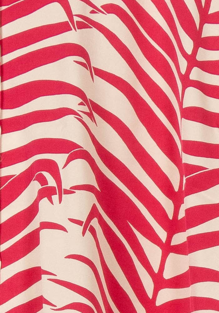 Blouse Rouge et Beige - Taille M/38 de la marque Indies | PARAD106024 - Vendu par Paradigme - Image 3