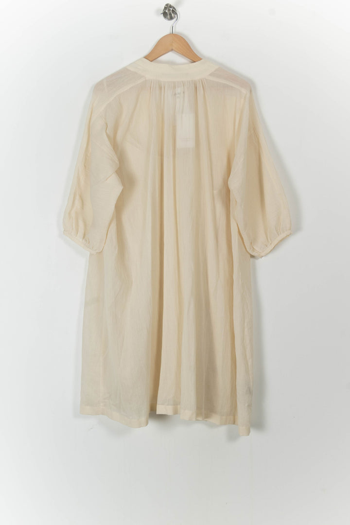 Robe Midi Beige - Taille L/40 de la marque Comptoir des Cotonniers | PARAD106025 - Vendu par Paradigme - Image 4