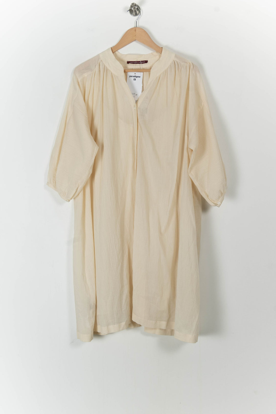 Robe Midi Beige - Taille L/40 de la marque Comptoir des Cotonniers | PARAD106025 - Vendu par Paradigme - Image 2
