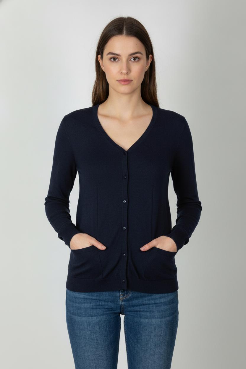 Cardigan Bleu - Taille L/40 de la marque Gerard Darel | PARAD106029 - Vendu par Paradigme - Image 1