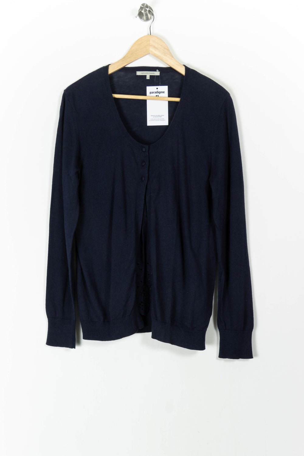 Cardigan Bleu - Taille L/40 de la marque Gerard Darel | PARAD106029 - Vendu par Paradigme - Image 2