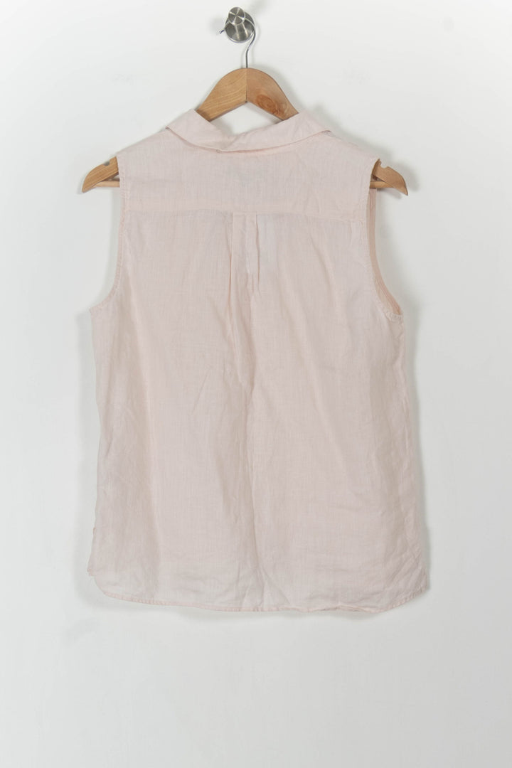 Blouse Sans Manches Rose - Taille L/40 de la marque Caroll | PARAD106030 - Vendu par Paradigme - Image 4